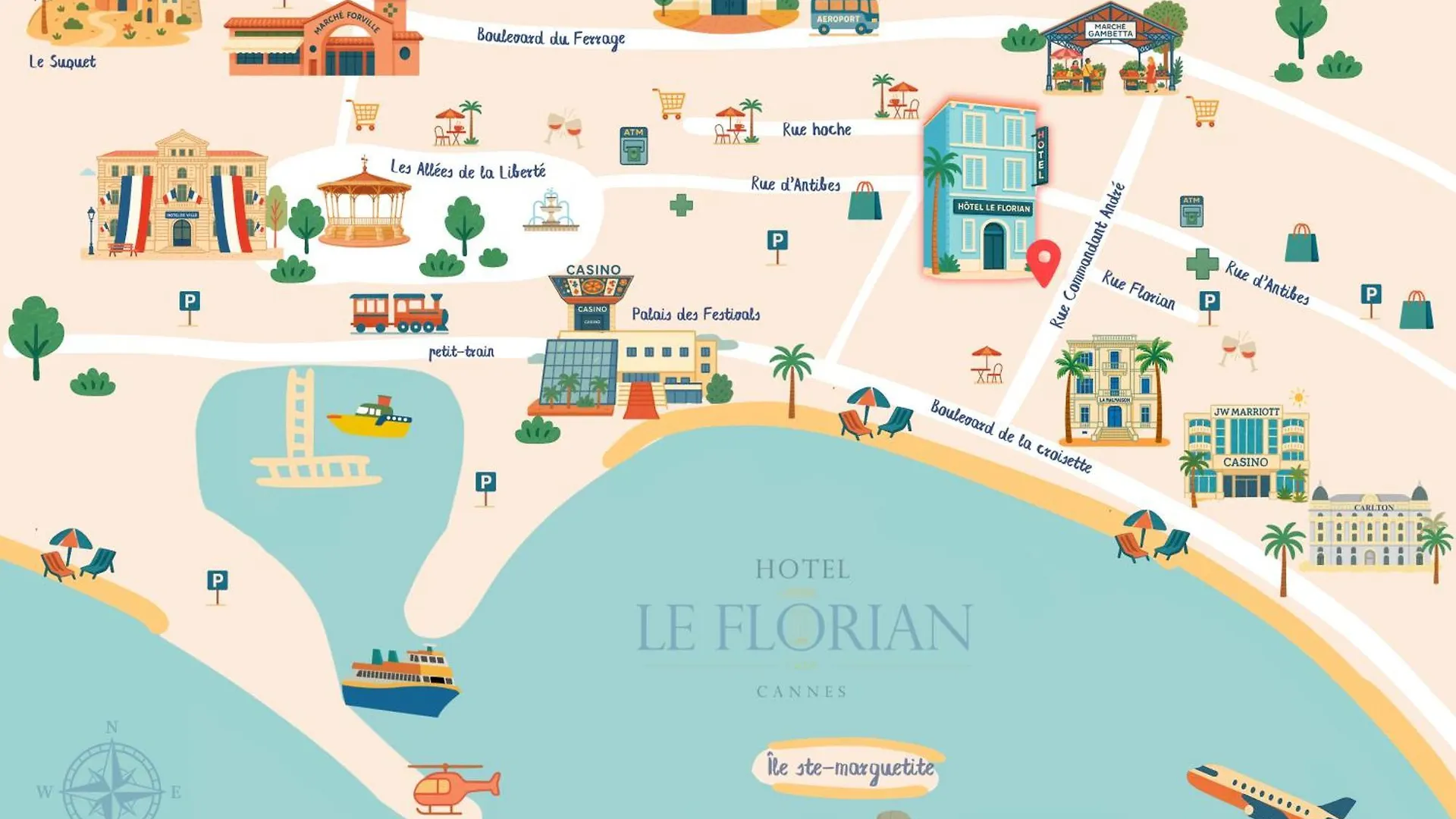 **  Hotel Le Florian Cannes Francia